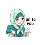Sweet Hijab Girl（個別スタンプ：36）