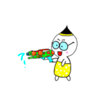 Nong Juke Songkran Festival. (^_^)（個別スタンプ：34）