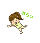 ポニーテールな女の子【日常会話】（個別スタンプ：16）