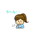 ポニーテールな女の子【日常会話】（個別スタンプ：29）