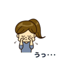 ポニーテールな女の子【日常会話】（個別スタンプ：30）
