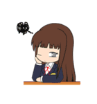 SDチックな女の子たち（個別スタンプ：17）