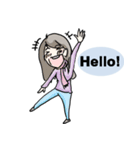 lovely mushrooms girl（個別スタンプ：1）
