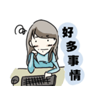lovely mushrooms girl（個別スタンプ：16）