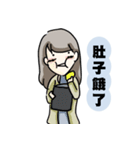 lovely mushrooms girl（個別スタンプ：17）
