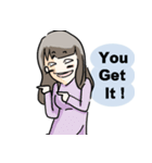 lovely mushrooms girl（個別スタンプ：26）