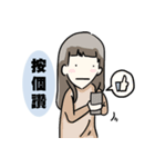 lovely mushrooms girl（個別スタンプ：31）