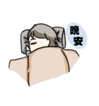 lovely mushrooms girl（個別スタンプ：40）