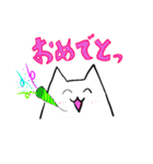 猫的な生物（個別スタンプ：16）