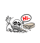 skull＆girl（個別スタンプ：3）