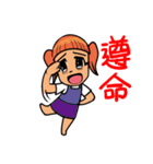 skull＆girl（個別スタンプ：19）