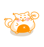 Yellow Onigiri-Cat（個別スタンプ：2）