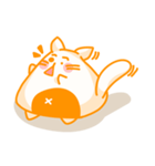 Yellow Onigiri-Cat（個別スタンプ：7）