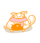 Yellow Onigiri-Cat（個別スタンプ：40）