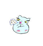 まゆ毛ネコをおうちで飼ってね（個別スタンプ：3）
