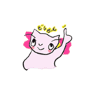 まゆ毛ネコをおうちで飼ってね（個別スタンプ：6）