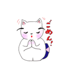 まゆ毛ネコをおうちで飼ってね（個別スタンプ：8）