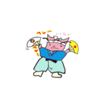 まゆ毛ネコをおうちで飼ってね（個別スタンプ：9）