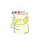 まゆ毛ネコをおうちで飼ってね（個別スタンプ：10）