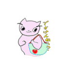 まゆ毛ネコをおうちで飼ってね（個別スタンプ：22）