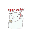 まゆ毛ネコをおうちで飼ってね（個別スタンプ：33）