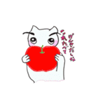 まゆ毛ネコをおうちで飼ってね（個別スタンプ：40）