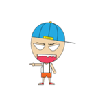 man wearing hat（個別スタンプ：3）