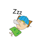 man wearing hat（個別スタンプ：6）