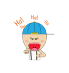 man wearing hat（個別スタンプ：9）