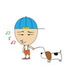 man wearing hat（個別スタンプ：18）