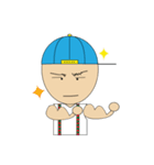 man wearing hat（個別スタンプ：21）