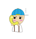 man wearing hat（個別スタンプ：23）