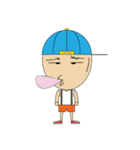 man wearing hat（個別スタンプ：27）