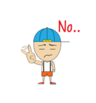 man wearing hat（個別スタンプ：31）