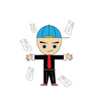 man wearing hat（個別スタンプ：40）