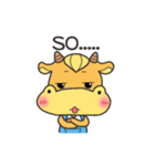 Younger cow（個別スタンプ：7）