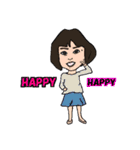 鮮やかな人々（個別スタンプ：4）