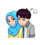 Couple Hijab（個別スタンプ：21）