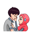 Couple Hijab（個別スタンプ：29）