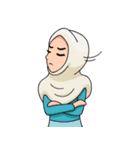 Couple Hijab（個別スタンプ：36）