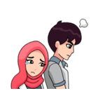 Couple Hijab（個別スタンプ：38）