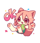 もふ子ちゃん（個別スタンプ：3）