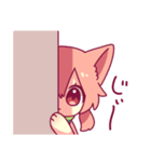 もふ子ちゃん（個別スタンプ：5）