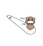 ふきだしと一緒。可愛い動物（個別スタンプ：4）