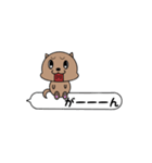 ふきだしと一緒。可愛い動物（個別スタンプ：22）
