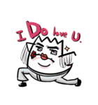 It is werewolf.（個別スタンプ：37）