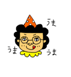 ドット好きの女の子たち（個別スタンプ：3）