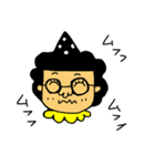 ドット好きの女の子たち（個別スタンプ：7）