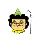 ドット好きの女の子たち（個別スタンプ：9）