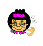ドット好きの女の子たち（個別スタンプ：14）